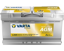 Varta LA95 - Accu - 95Ah - 12V - 850A(EN) - Grijs - Lood accu