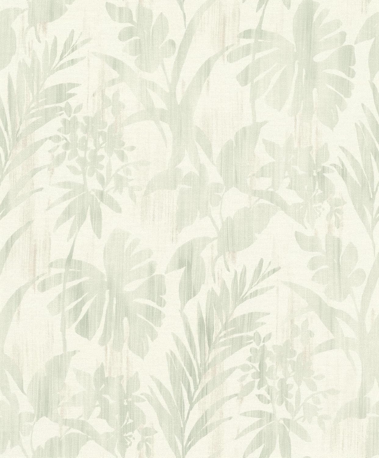 Rasch Vliesbehang 410587: Groene Bladeren, Tropisch, Beachhouse Collectie