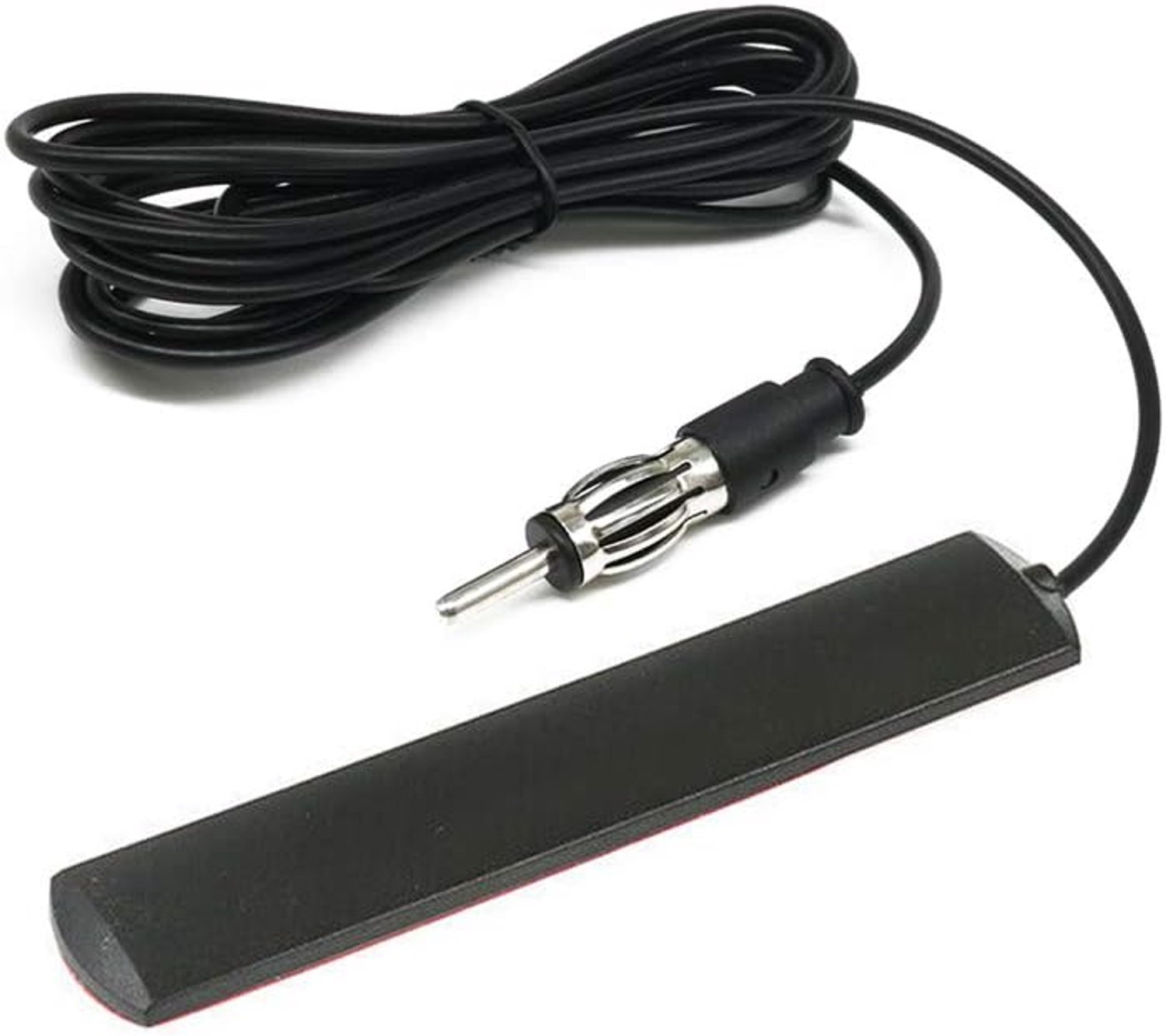 Car radio antenne - FM radio patch antenne - met DIN plug en 3m verlengkabel - eenvoudig te bevestigen - Vemera