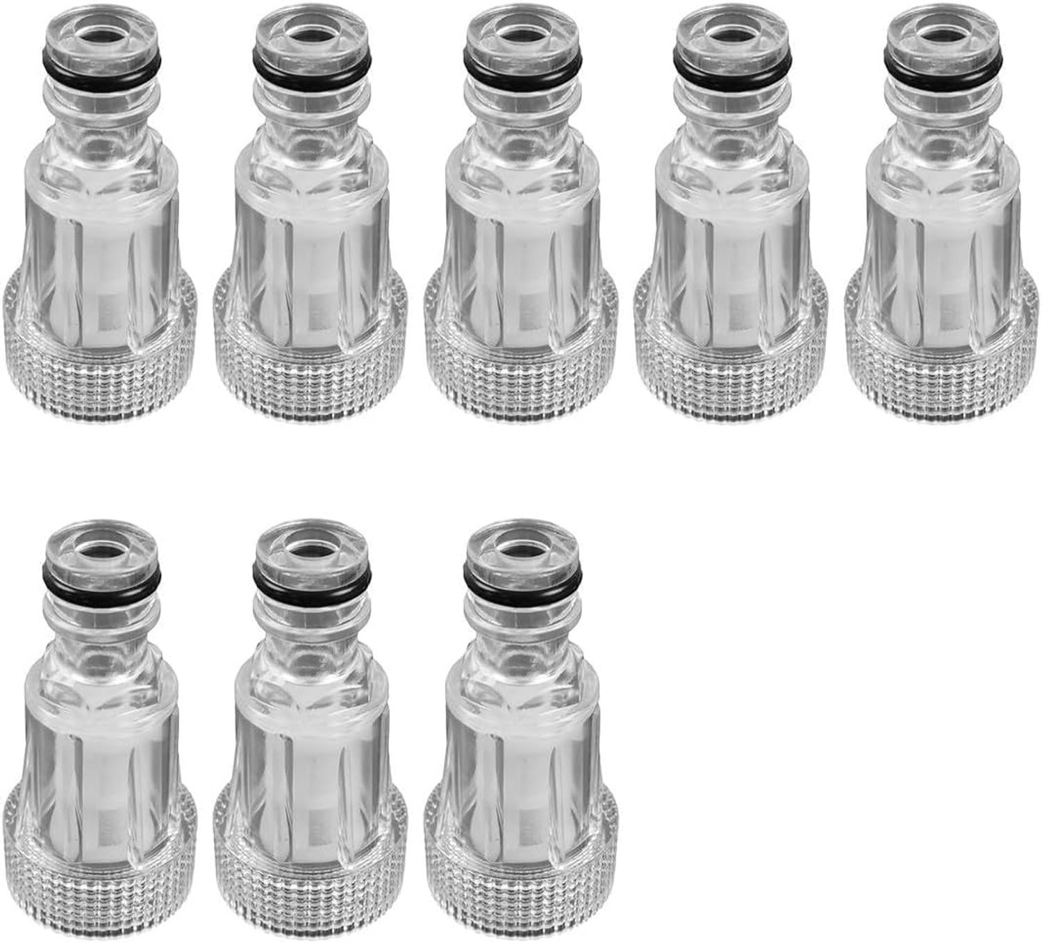 Waterfilters voor hogedrukreinigers 3/4 inch - 8 stuks - snelle koppeling - ideaal voor tuin en camper - Homevero