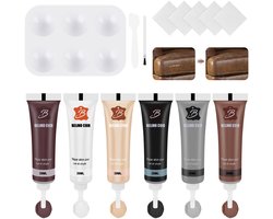 Faux Leer Reparatieset met 6 Kleurvarianten voor Leerproducten