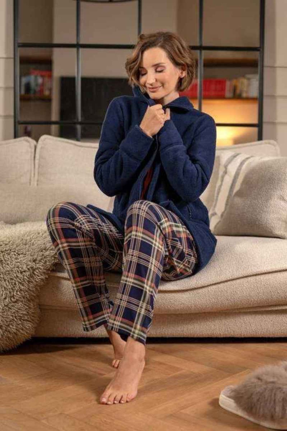 Ringella Katoenen dames pyjama terracotta Ringella - Oranje - Maat - 54