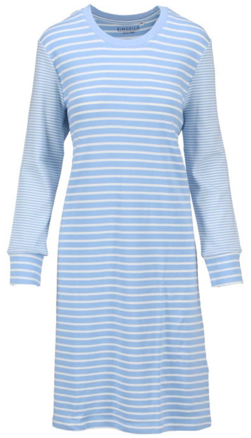 Ringella Katoenen dames nachthemd fjord blauw Ringella - Blauw - Maat - 52