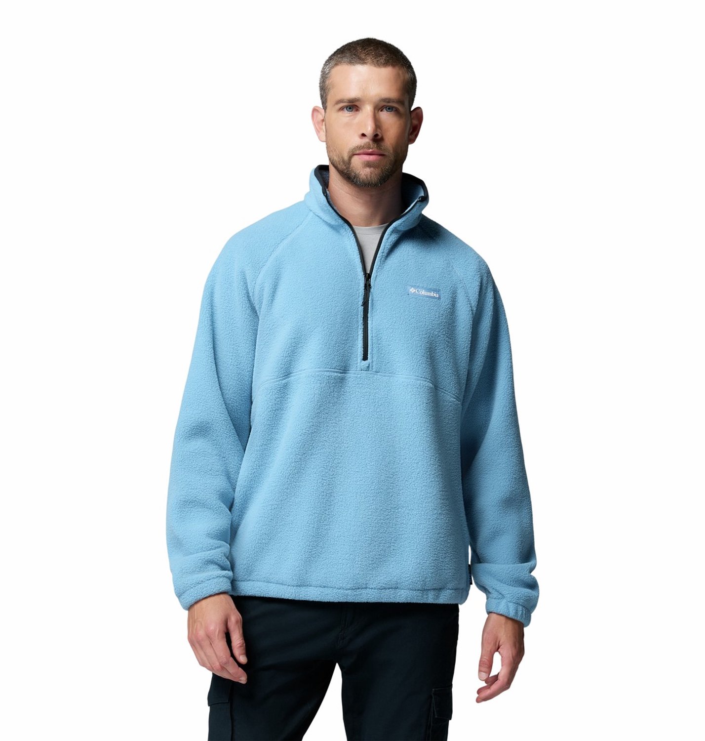 Columbia Mens Timber Crest MTR Fleece HZ 447 Rainy Day