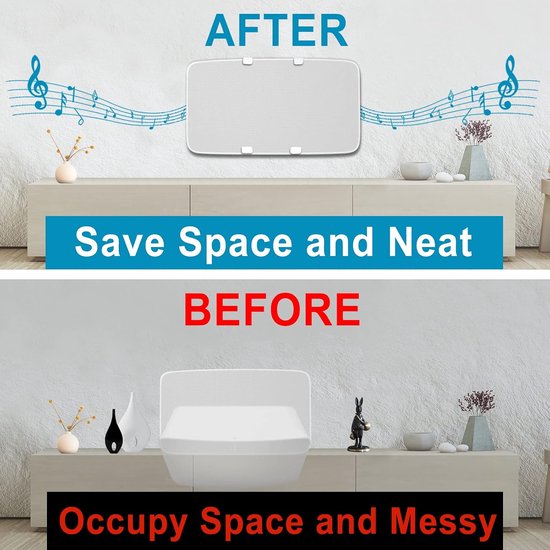 Wandmontage Beugel voor Sonos Five & Play:5 Gen 2 - Kantelbaar & Draaibaar — afbeelding 5
