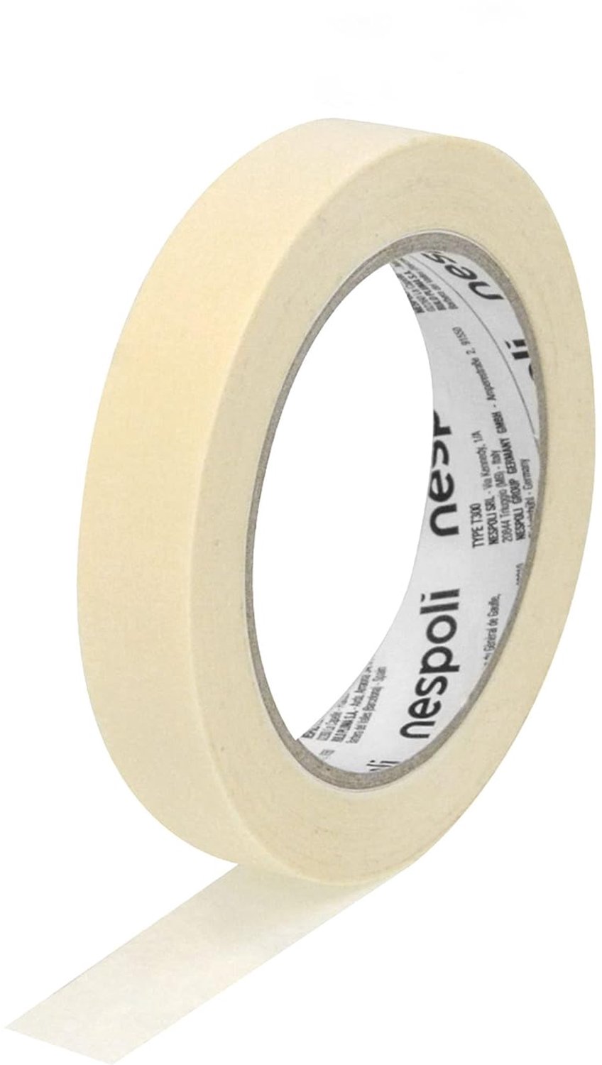 Nespoli Basic Masking Tape 19mm x 50m - Ideaal voor klussen