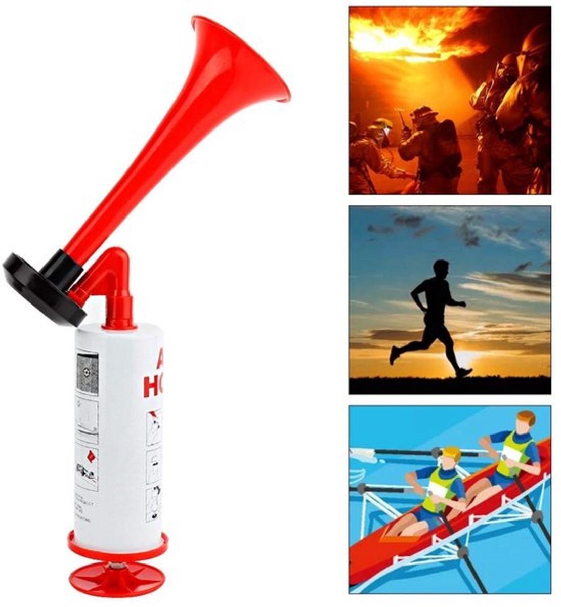 Dailygoody - Hand luchtpomp - Sport veiligheid - Compact formaat - Boot hoorn