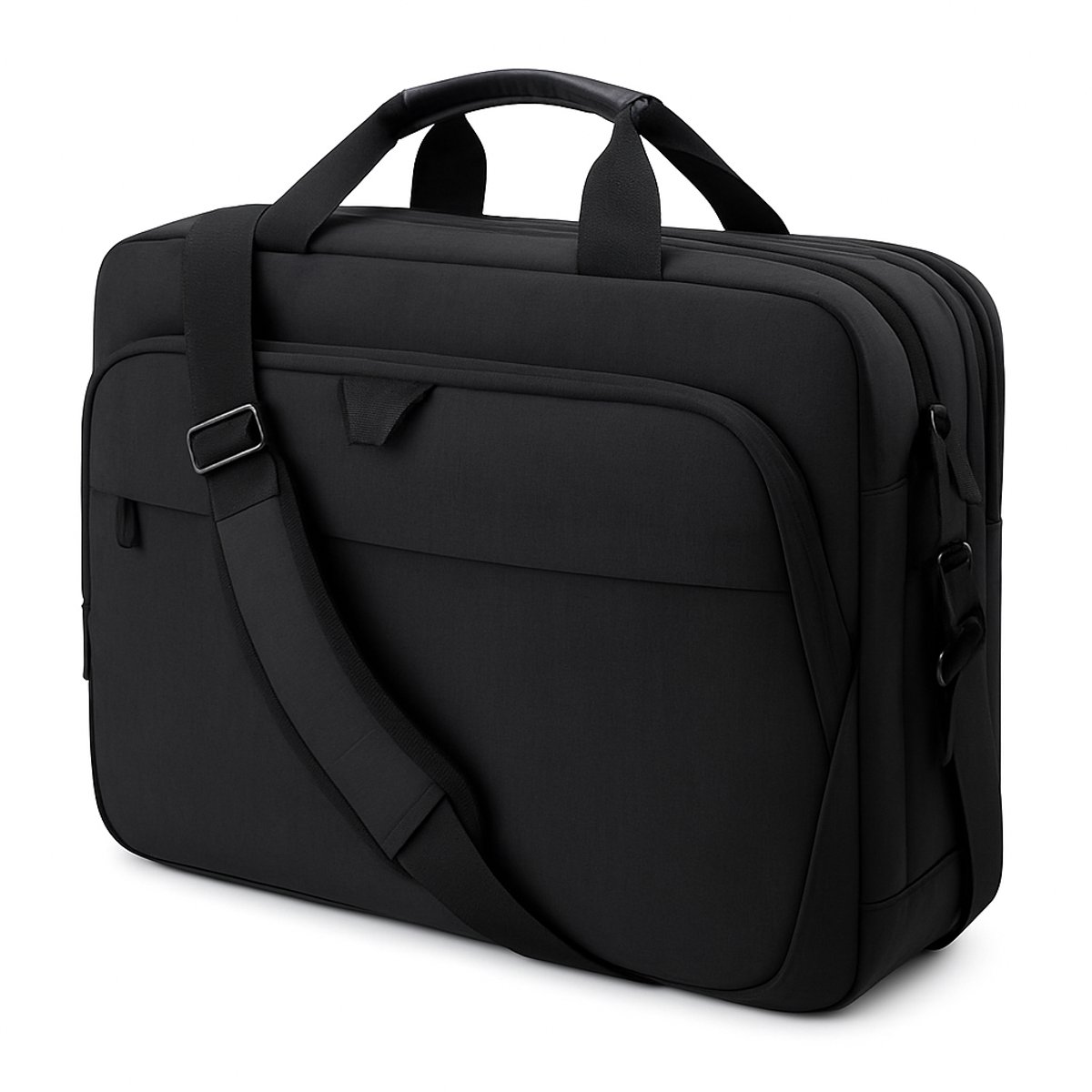 Ibenzoa ® Uitbreidbare aktetas - Laptoptas - Rood - 17,3 inch - TSA-vriendelijk - Meerdere vakken