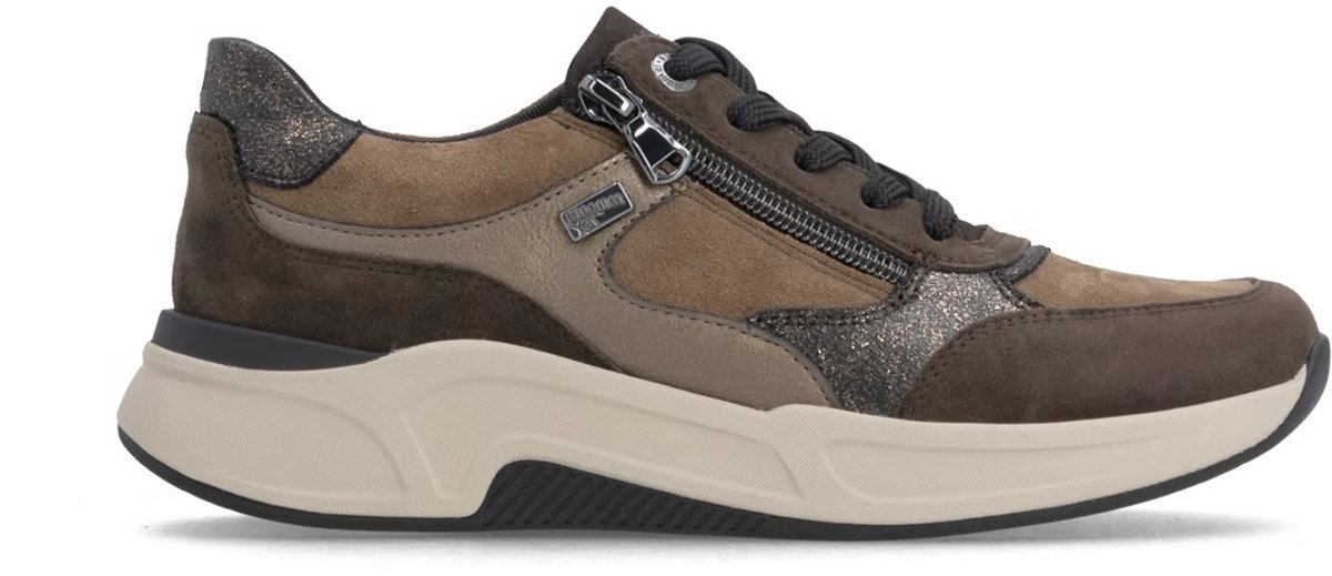REMONTE D3V00-25 Bruin Combi damesschoenen met uitneembaar voetbed