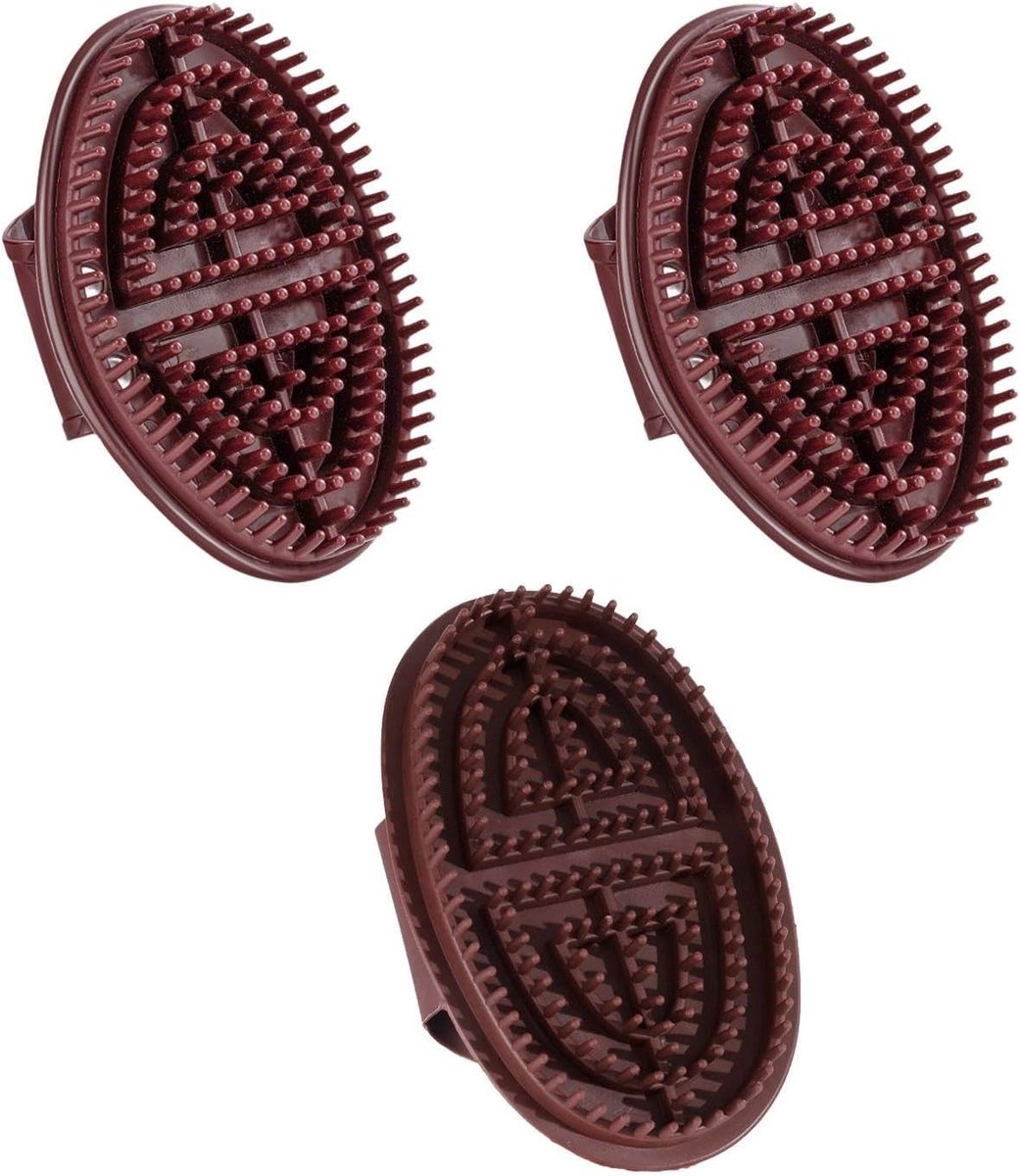 Professionele Massageborstels Set van 3, Ergonomische Handvatten voor Essentiële Olie, Vermindert Spierpijn en Bevordert Ontspanning