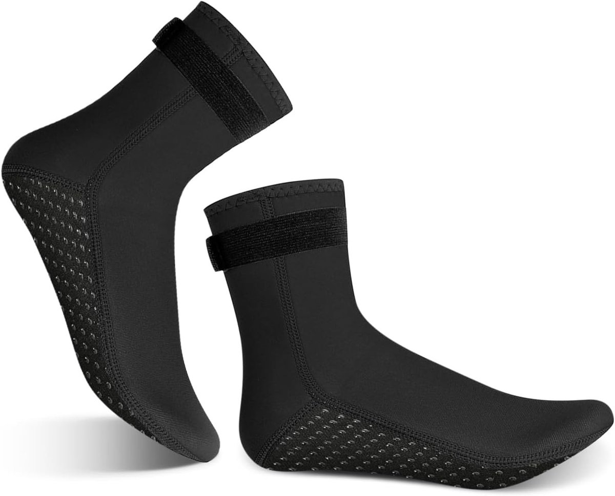 Diving Socks voor Volwassenen, Sneldrogende Strandsokken met Bevestigingen, Professionele Duikuitrusting, Anti-Slip en Snijbestendig, Ideaal voor Duiken en Zwemmen