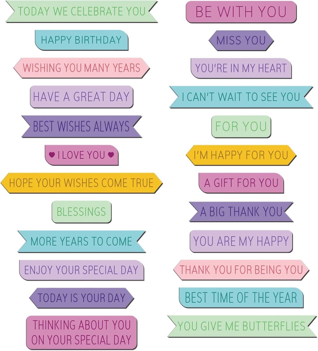 24 Stuks Snijmallen voor Gelukkige Verjaardag - Inspirerende Stencils voor Kaarten en DIY Feestdecoraties