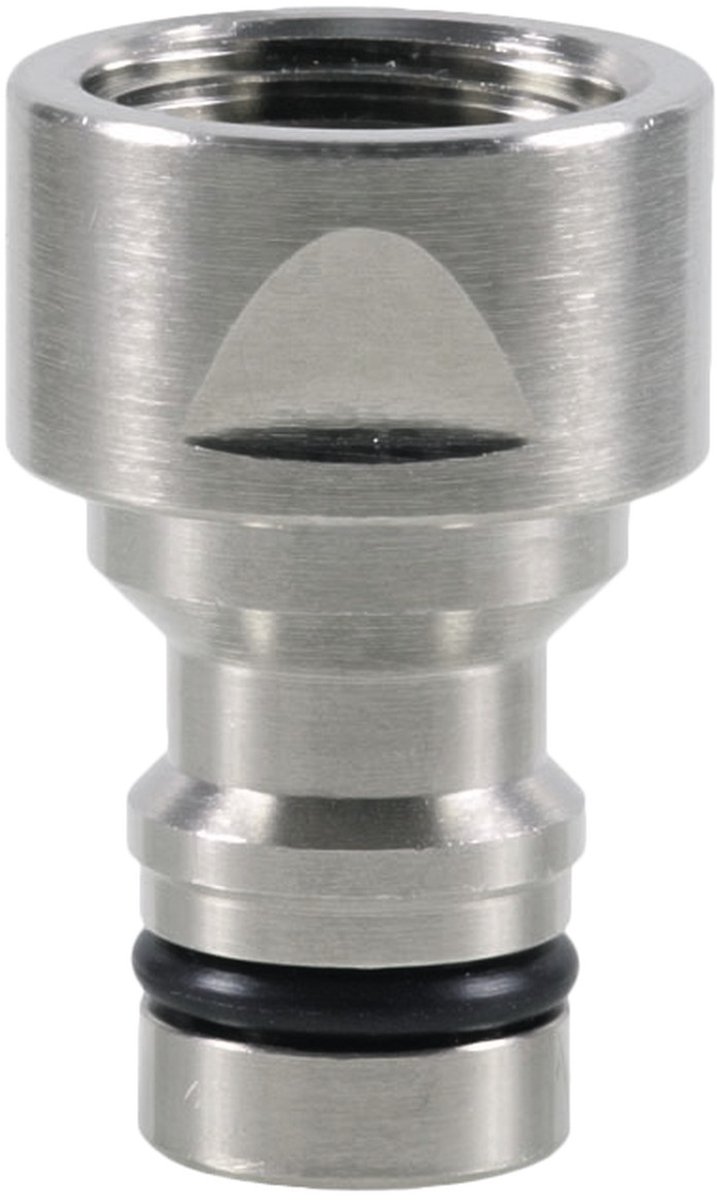GEKA plus kraankoppeling 1 inch binnendraad vernikkeld messing