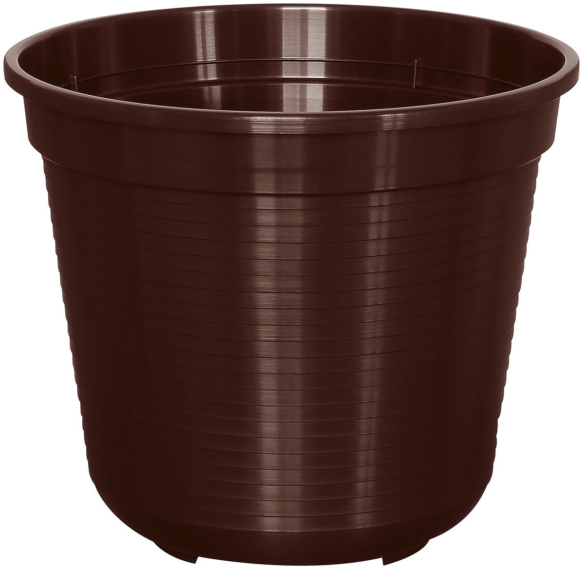 Geli Bloempot STANDARD Bruin Ø 22 cm - Kunststof