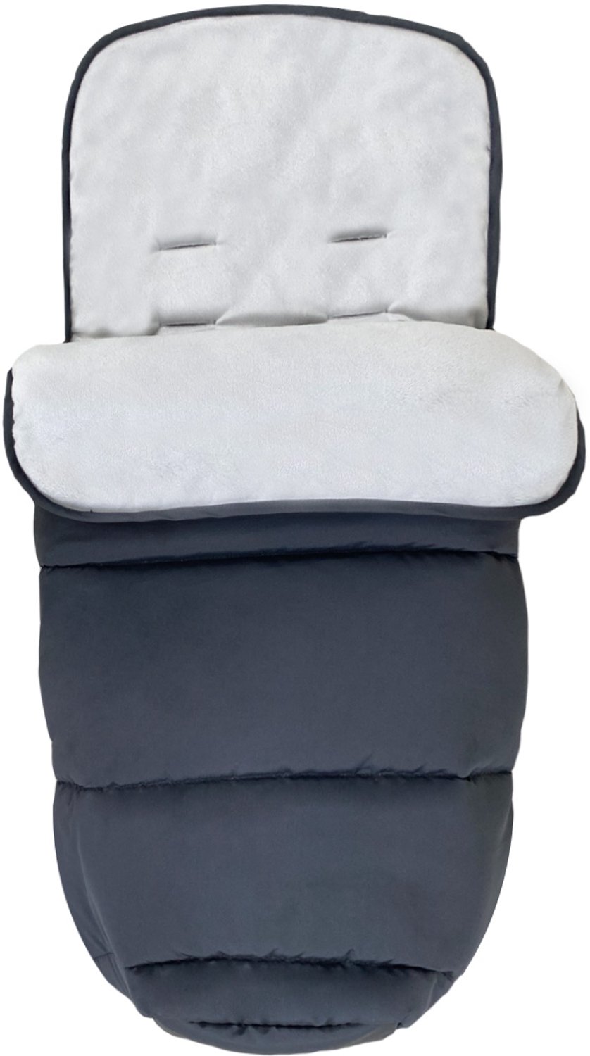 Voetenzak voor Kinderwagen en Buggy - Winterzak - Beenwarmer - Zwart - Universeel - Winddicht - Sneeuwdicht - Synthetische Vezel - 6 tot 36 Maanden - Voor Winter en Wandelen