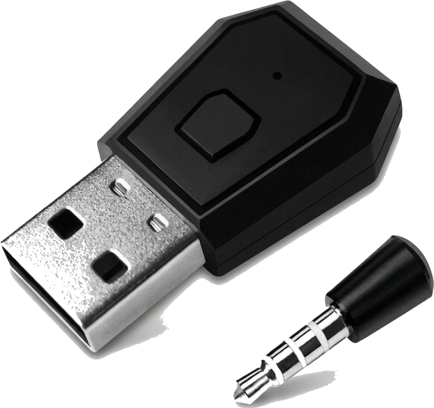 WiseGoods Bluetooth Adapter voor PS4 - Mini USB Bluetooth Audio Dongle - Draadloze Ontvanger voor Koptelefoon en Gaming Headset