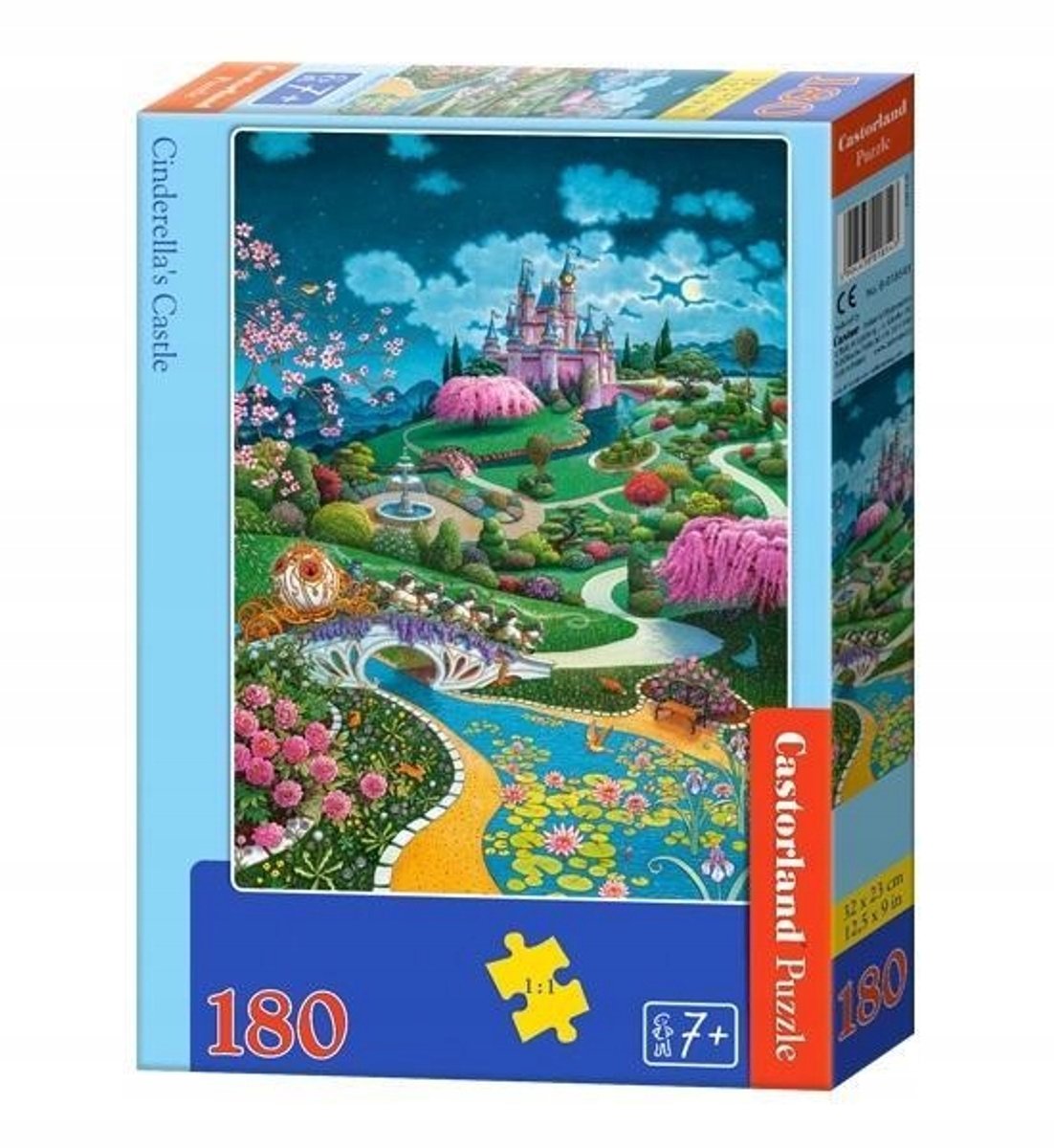 Castorland Puzzel 180 Stuks - Kasteel van Assepoester