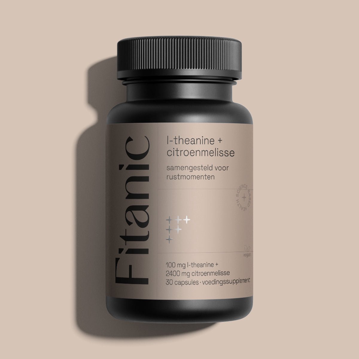 L-Theanine 100 mg + Citroenmelisse 2400 mg equivalent - Vegan - 30 capsules - Fitanic