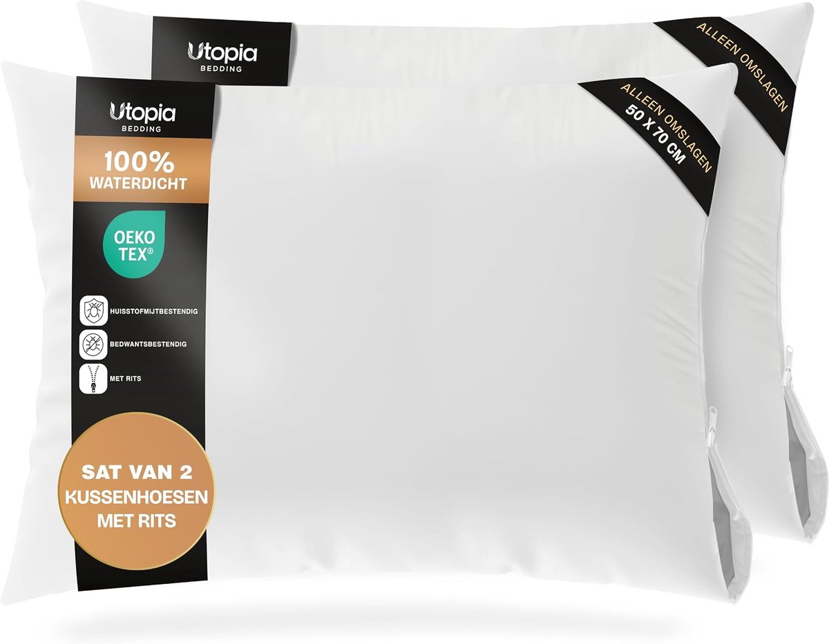 Kussen - 50 x 70 cm - Polyester - Waterdicht