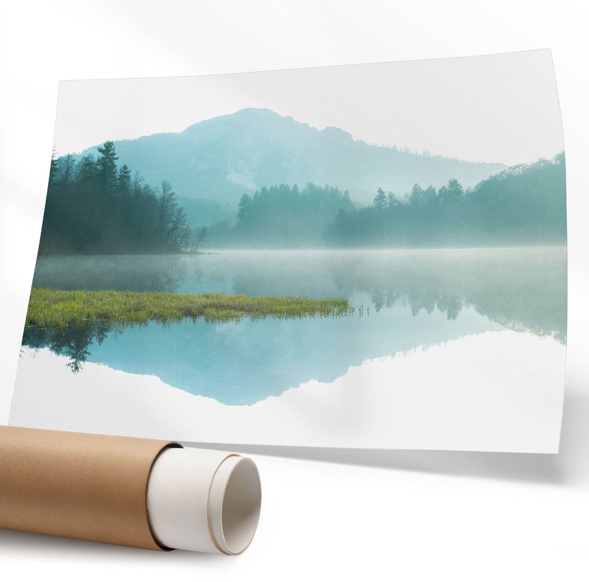 Coloray Polycanvas Wandposter - Interieur Van De Wagen, Fotografie - 594 x 840 mm - Geel Patroon - Rechthoek - Interieurdecoratie - Kantoor - Modern