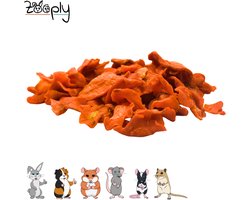 Zooply Wortelschijfjes - Kruiden & Snacks - 100% natuurlijk - Voor konijnen & cavia's - 275 gram