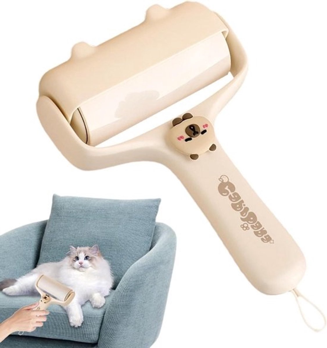 Pluisroller - Kledingroller Haarverwijderaar - Kleding Reinigen - Herbruikbaar Ontwerp - 18.4 cm - Meerkleurig