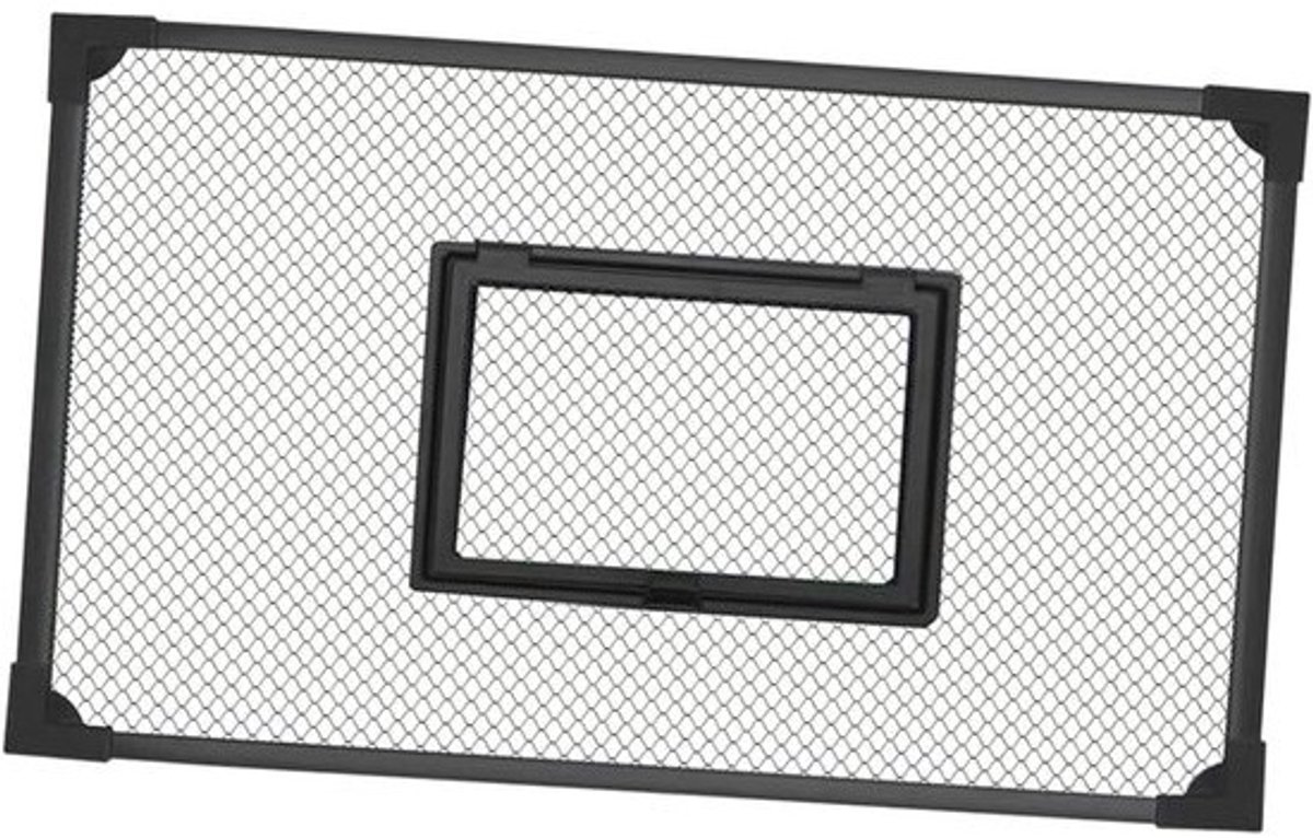 Aquarium Deksel - Visnet Cover - Vissen Veilig Houden - Zelfmontage - 60 x 30 cm - Zwart