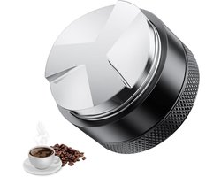 Ergonomische 51 mm espresso tamper van roestvrij staal voor perfecte koffie, filterdragers en barista accessoires