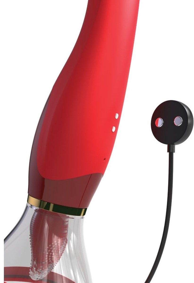 Her Ultimate Pleasure 24k Gold Luxe Editie Vibrator Rood