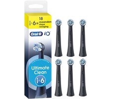 Oral-B Opzetborstels iO Ultimate Clean Zwart 6 stuks