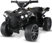 Elektrische Kinder Quad - 3-5 km/u - met MP3-muziekspeler, trompet koplamp en USB-opladen - Zwart