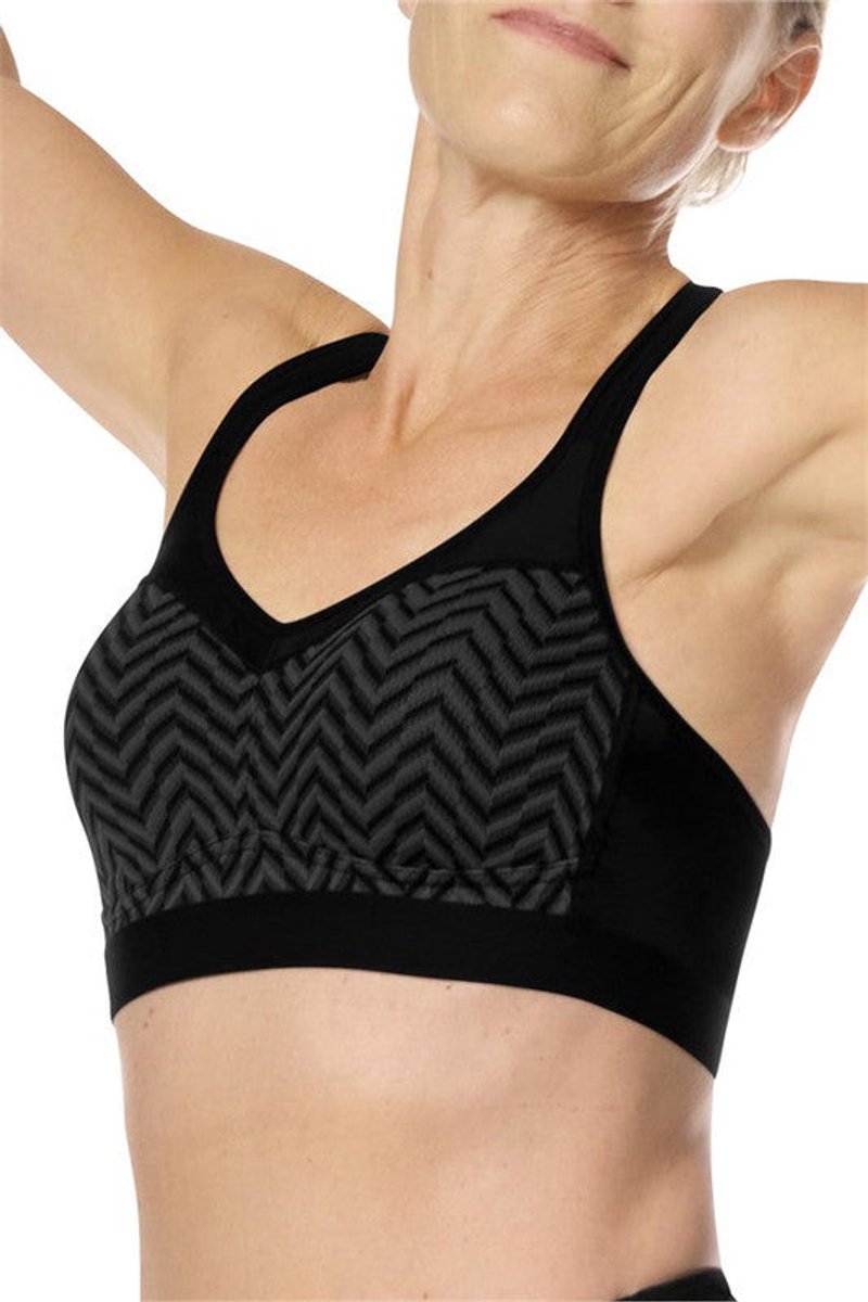 Amoena sport prothesebeha Jolie - Zwart - Maat 70A