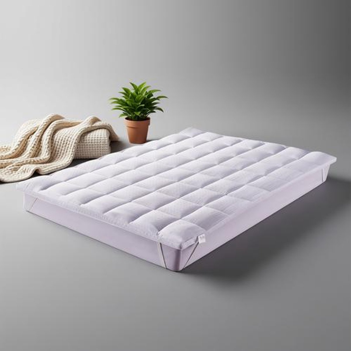 3D microvezel matrastopper - Topdekmatras extra zacht - Ademend & antiallergisch 160 x 200 cm
