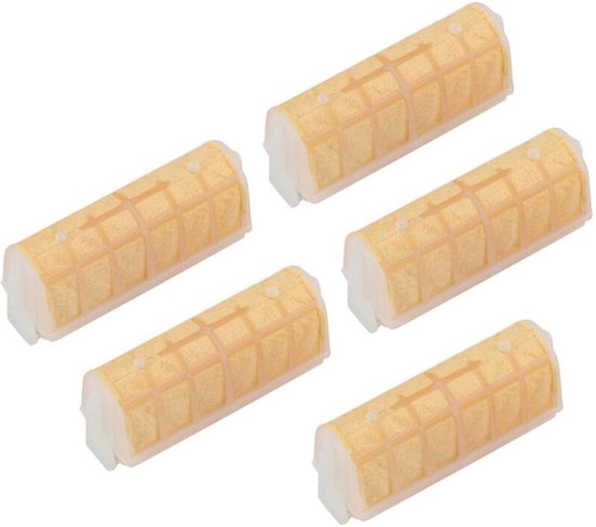 Set van 5 hoogwaardige luchtfilters geschikt voor specifieke kettingzaagmodellen -