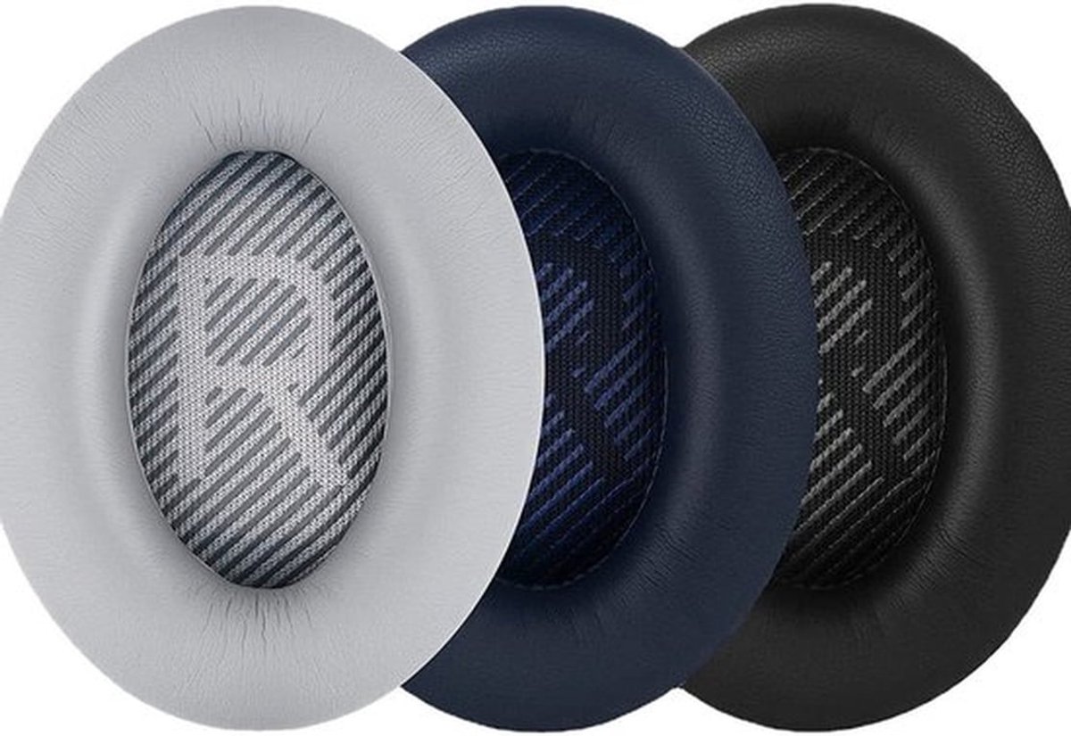 Oorkussens, geschikt voor Bose QuietComfort 35 35II 25 15 / QC35 QC35II QC25 QC15 koptelefoonkussens - vervangende oorkussens - koptelefoonaccessoires - koptelefoon, zwart - 2 stuks