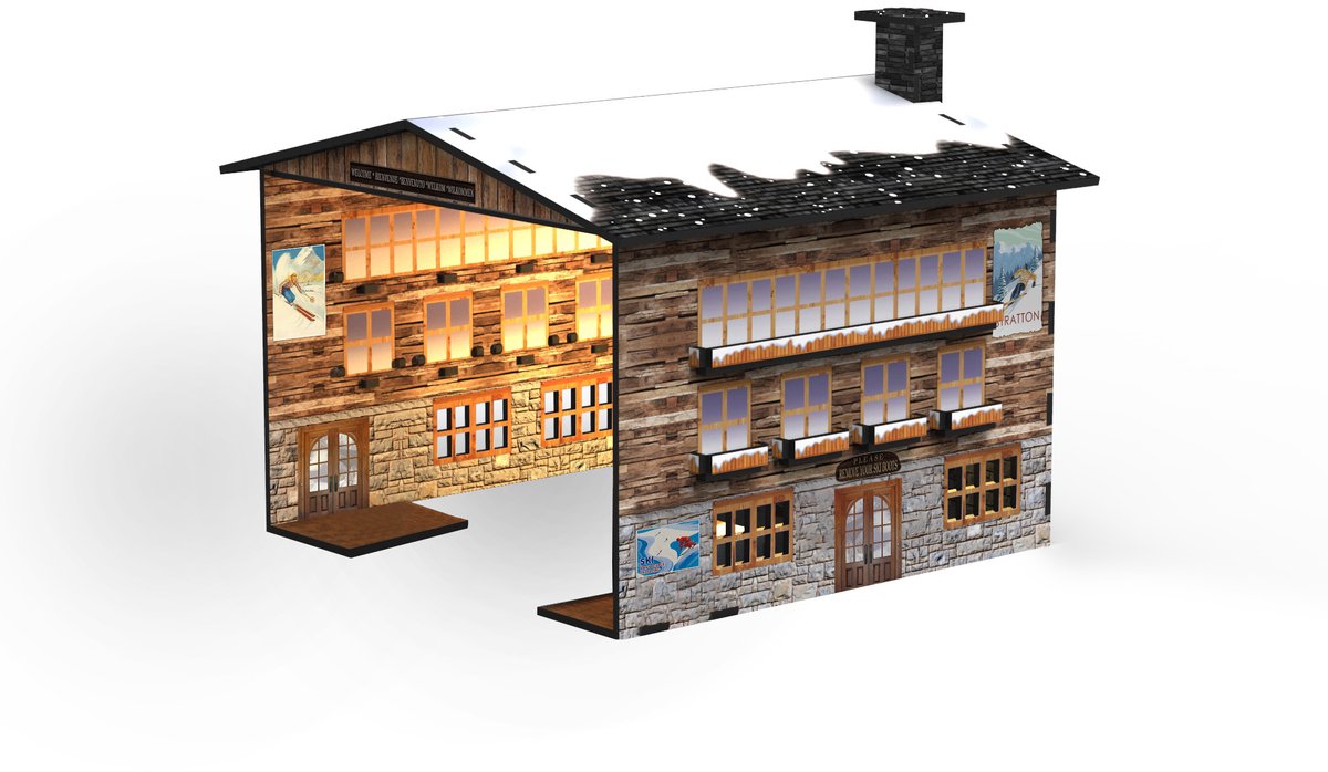 My Village | Kabelbaanhoes LED Chalet