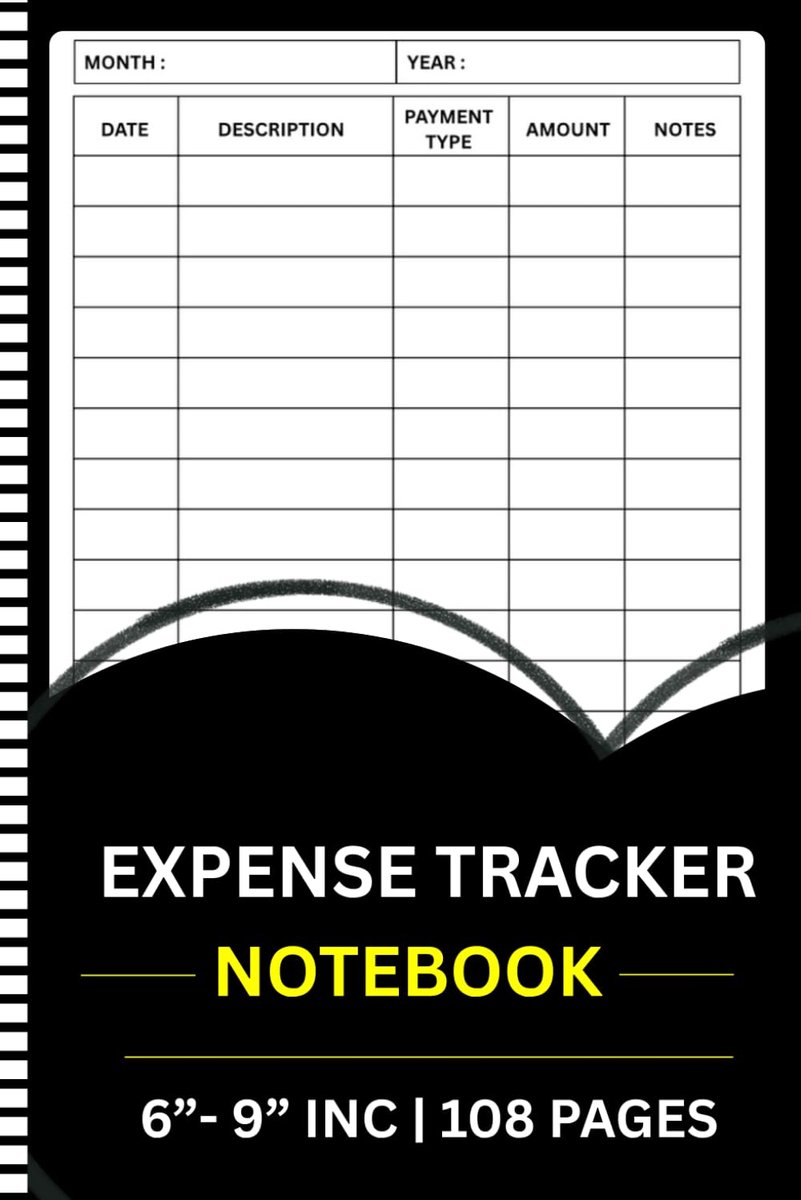 Expense Tracker Notebook: Complete Daily Spending Log & Bill Organizer - ShopVlot