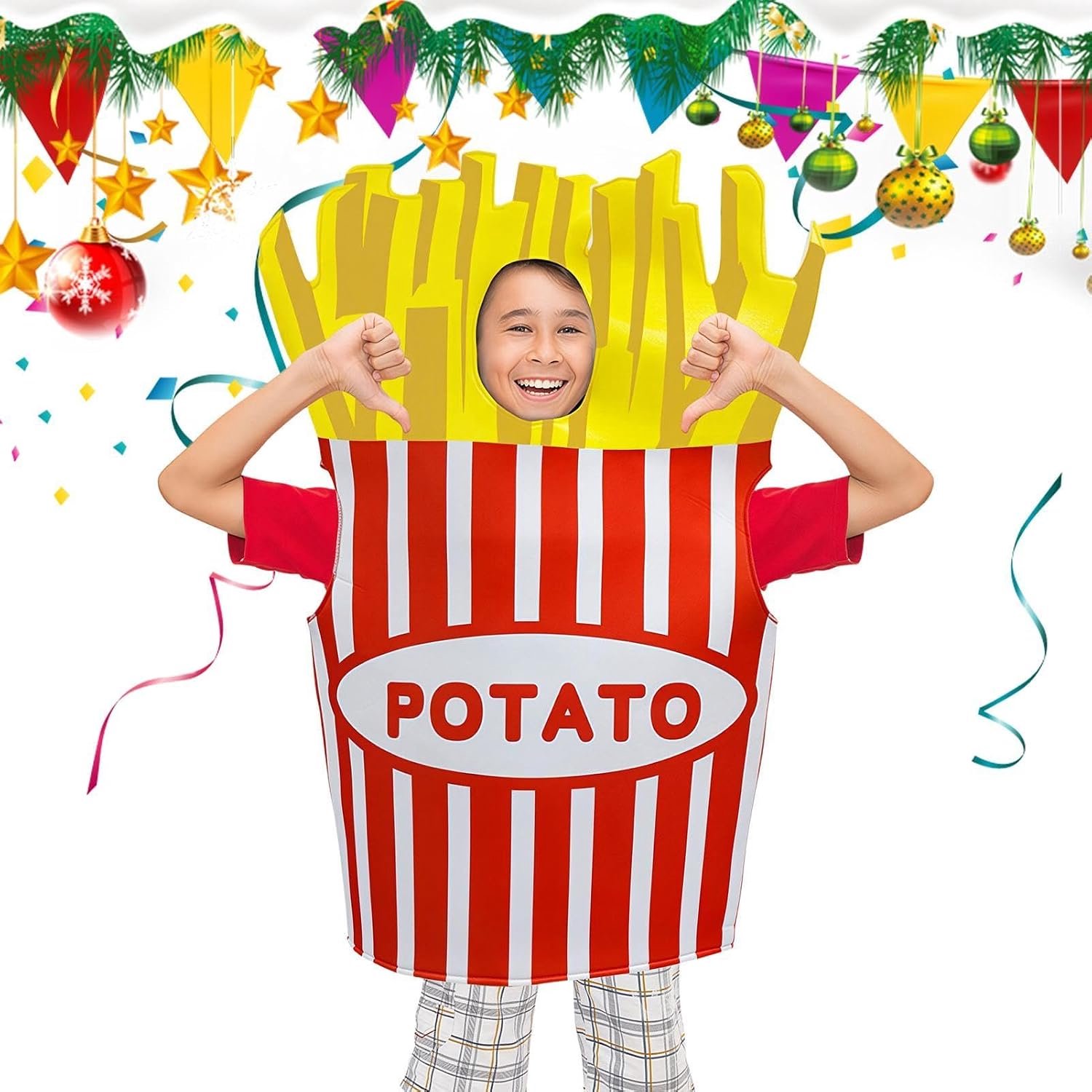 Kostuum Halloween ketchup cosplay grappig voedselkostuum voor