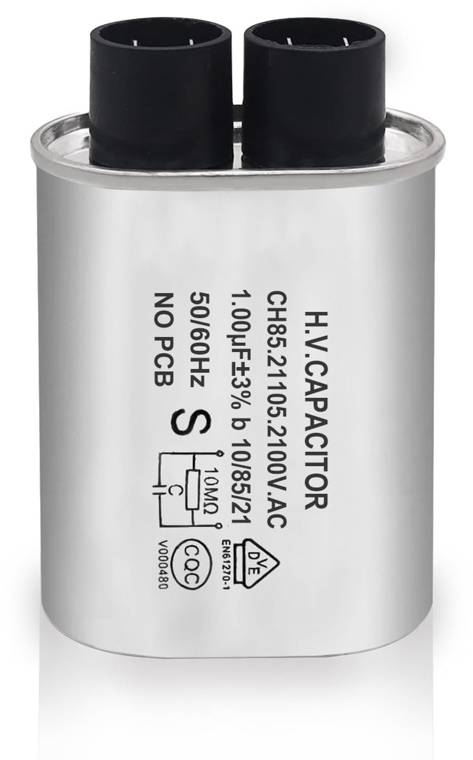 Hoogspanning Capacitor voor Magnetron - 1.00µF - 2100V AC