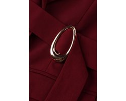 Ydence Dress Carmel Dames - Jurk - Bordeaux - Maat L