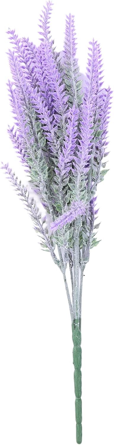 Kunstbloemen, set van 4, paarse lavendelbloemen voor bruiloftsdecoratie, esthetische decoratie, kunstbloemen en planten voor thuis, tuin, restaurant, kantoor, tafeldecoratie