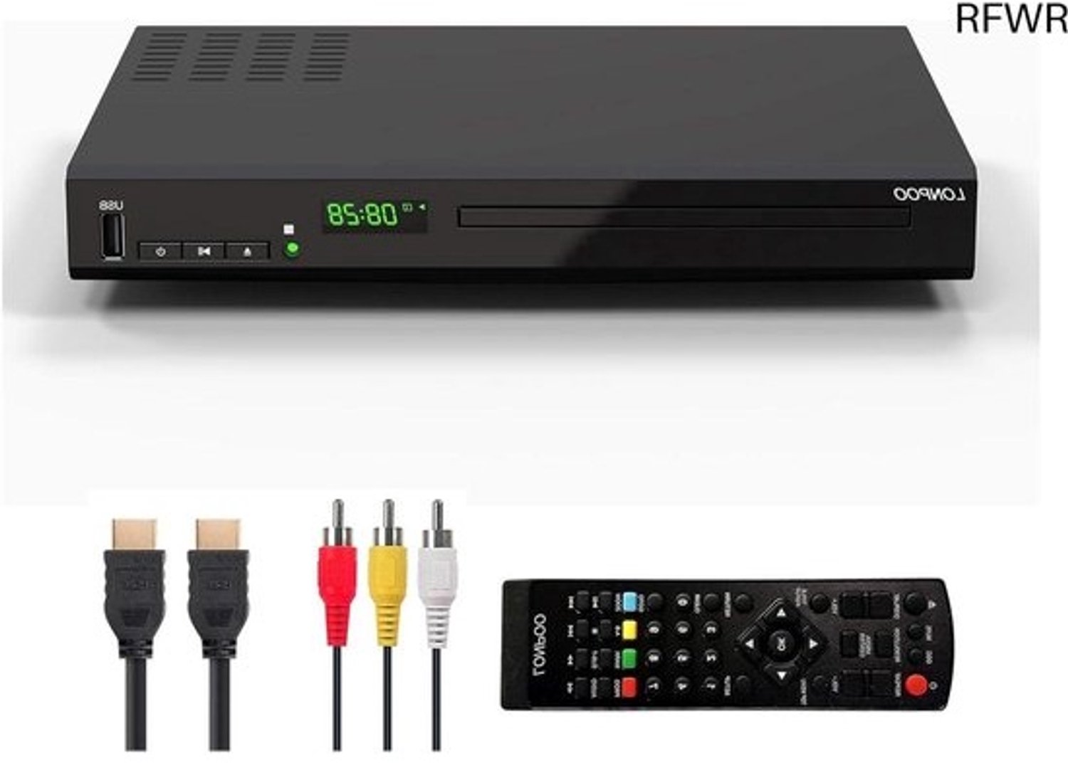 DVD-speler met HDMI - Blu-ray-spelers - Externe DVD-speler - Zwart - Entertainment
