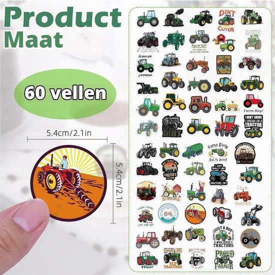 Sticker Set van 60 Waterdichte Herbruikbare Stickers voor Kinderen - Kleurrijke Decoratie voor Auto, Notitieboek, Waterfles en Laptop, Perfect als Cadeau voor School en Kinderkamer — cadeau in Spellen & Speelgoed - foto 5