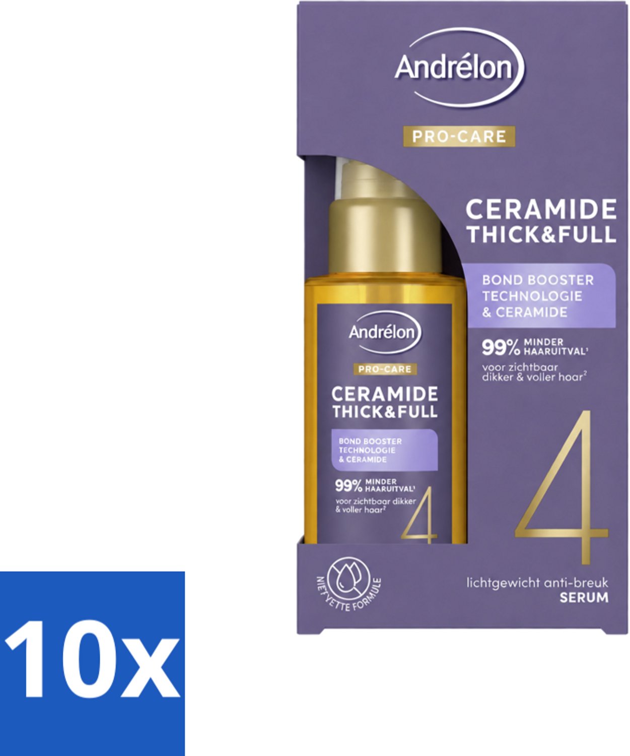 10 x Andrélon – Serum – Pro Care – 50 ml - Voordeelverpakking - 10 stuks