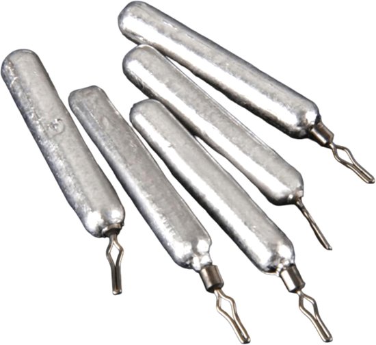 Merkloos Drop Shot Lood Set - 5x 12g Vislood met Swivels — afbeelding 2