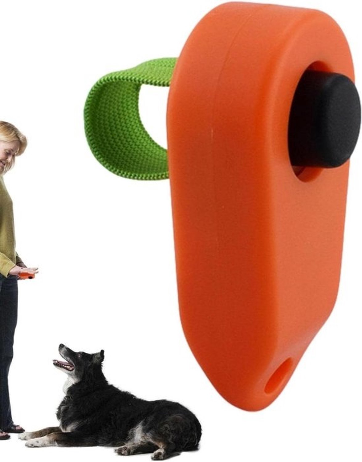 Hondentraining clicker - Trainer voor huisdieren - Gedrag aanleren - Helder klikgeluid - 3.5 x 1.7 x 6.5cm - Zwart