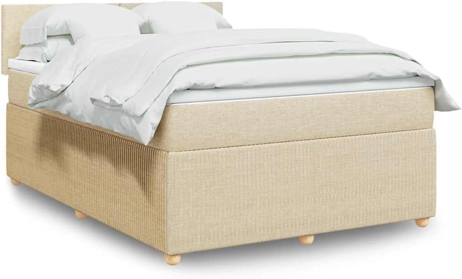 Pocketveringmatras Crème 140x190cm