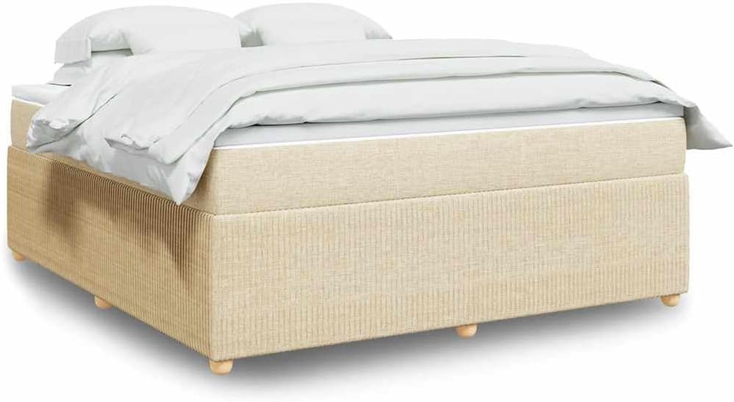 Pocketvering Bed Crème 180x200 cm