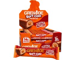 Grenade Soft Core Protein Bars - 12 repen - Peanut Butter