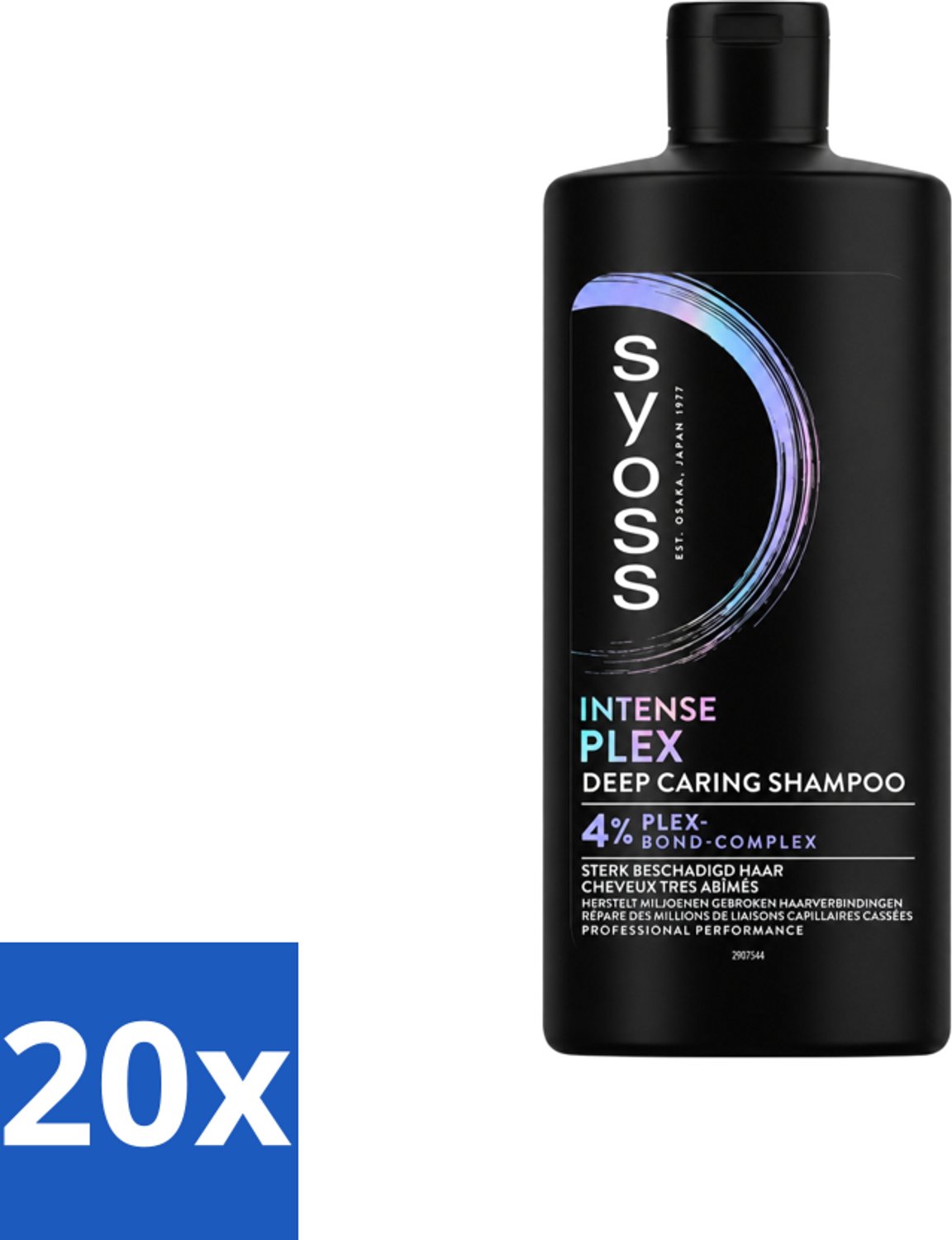 20 x SYOSS - Plex - Shampoo - Langdurige Styling - 440ml - Voordeelverpakking - 20 stuks